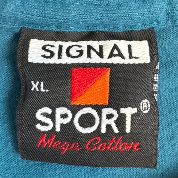 Vintage 90's Signal Sport Single Stitch Tee Shirt Native American Graphic USA XL - Picture 8 of 9